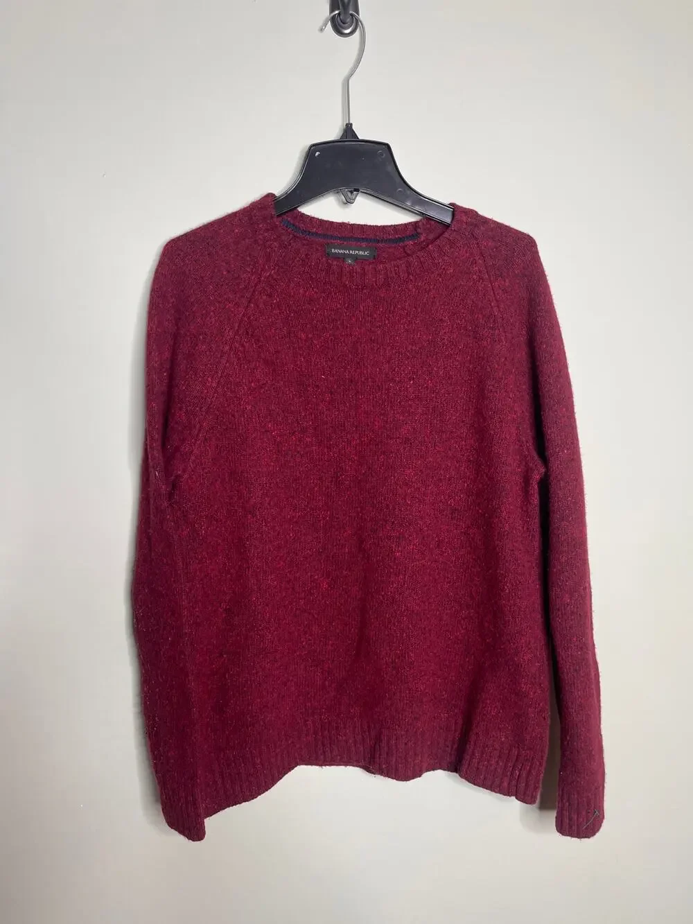 Banana Republic Red Italian Wool and Alpaca Blend Sweater Large
